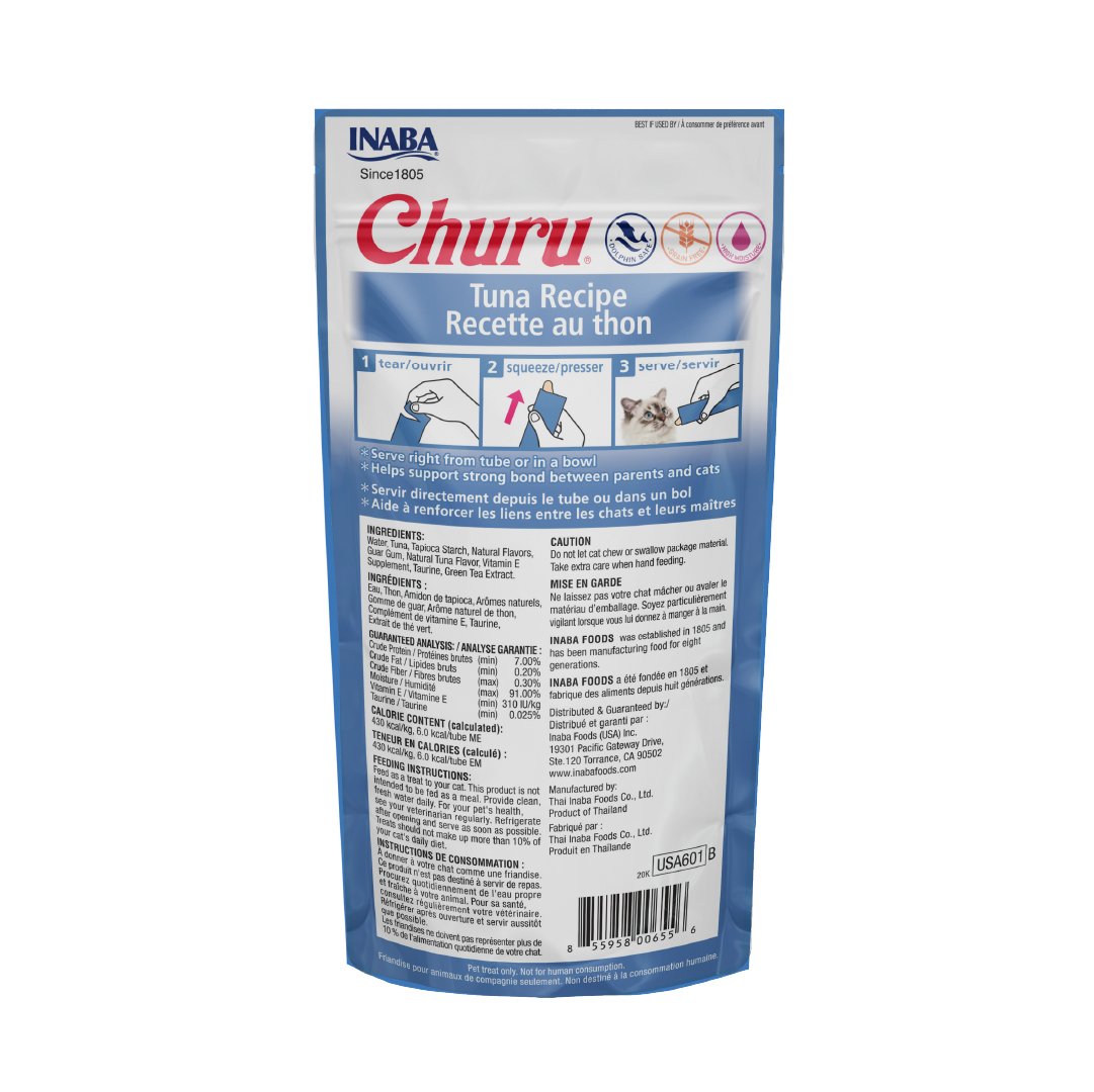 Churu De Atún Para Gato 4 pzs