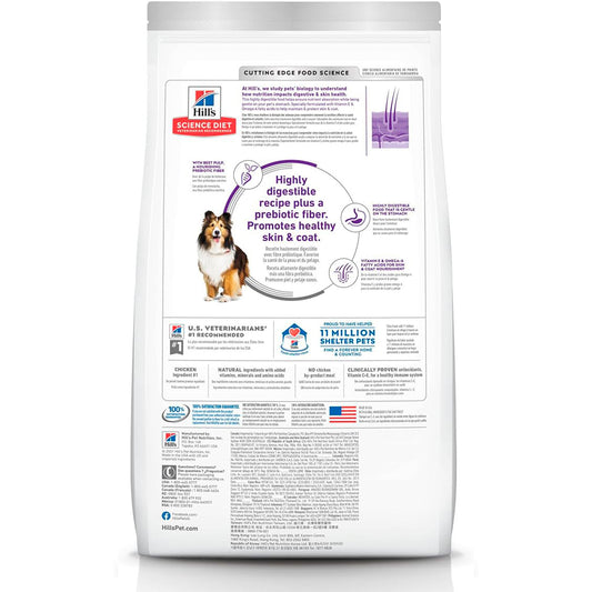 Hill's Science Diet Alimento Seco Piel y Estómago Sensibles para Perro Raza Mediana/Grande (UNICAMENTE BAJO PEDIDO)