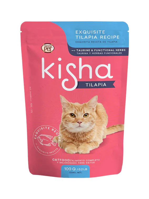 Sobre Kisha Tilapia Para Gato 85g