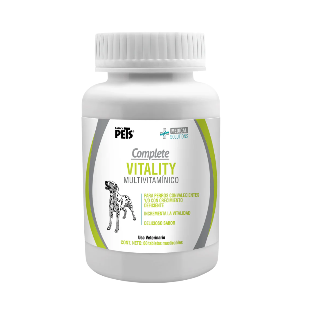 Suplemento Complete Vitality Multivitamínico Para Perro 60 Tabletas