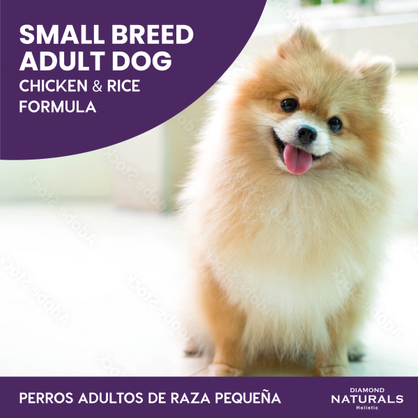 Alimento Diamond Naturals Pollo y Arroz Adulto Para Perro Razas Pequeñas