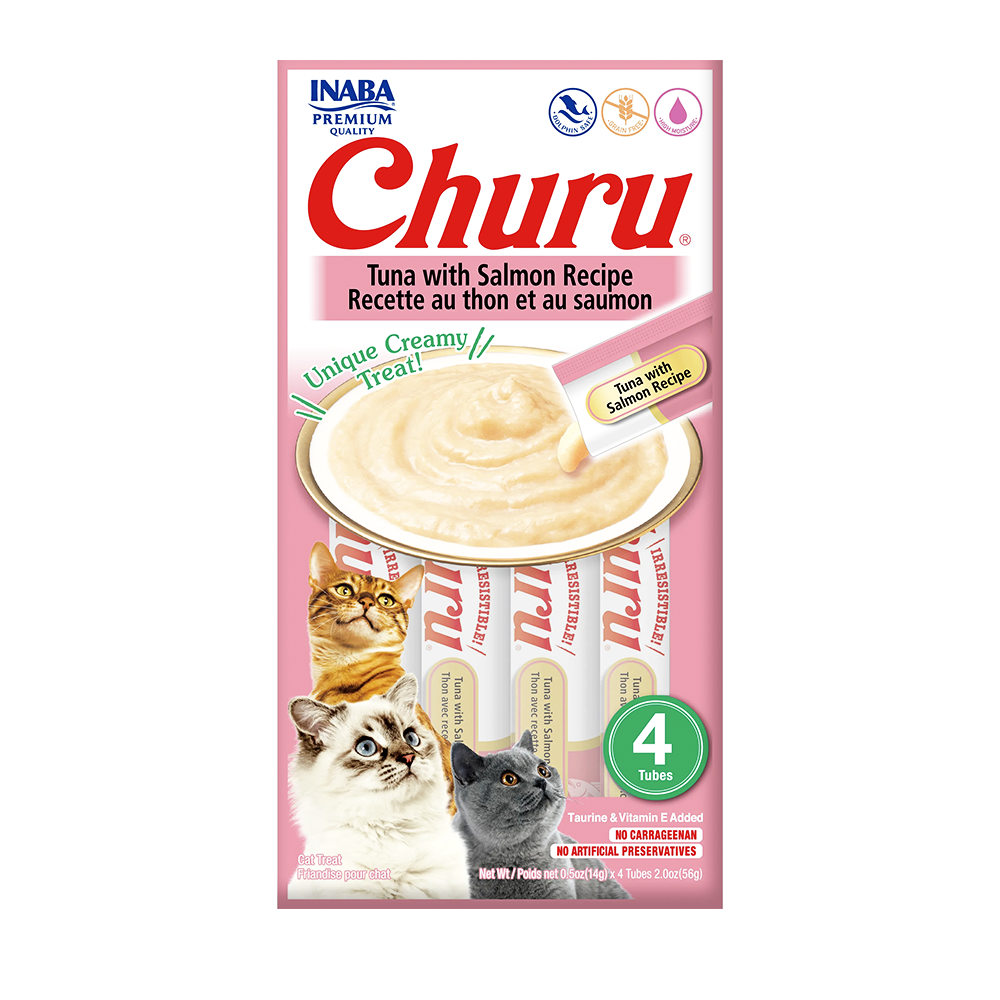 Churu De Atún Y Salmon Para Gato 4 pz
