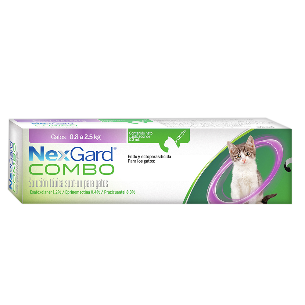NEXGARD COMBO P/GATO 0.8-2.5 kg