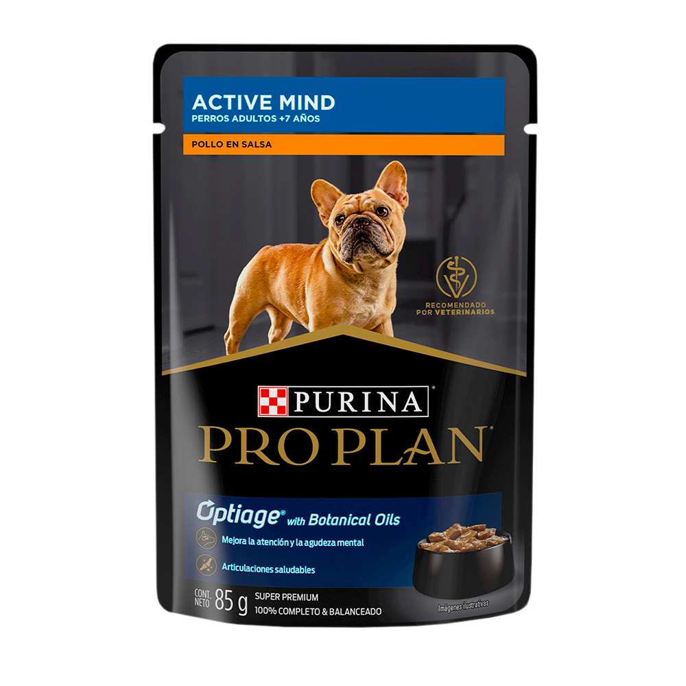Sobre Pro Plan Active Mind Pollo en Salsa 85g