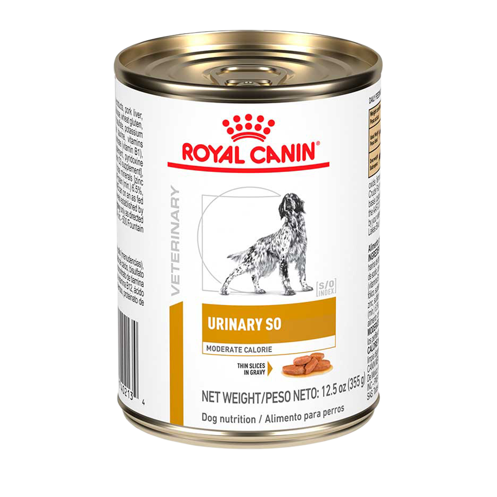 Alimento Royal Canin Urinary SO Moderate Calorie Para Perro Lata 355g