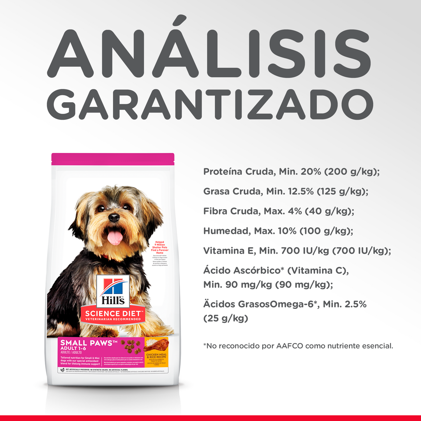 Alimento P/Perro Adulto Small Paws