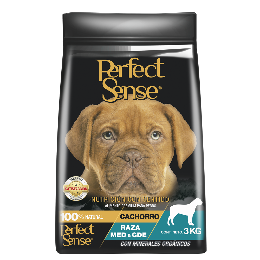 Alimento Perfect Sense Cachorro Raza Mediana y Grande 3 Kg
