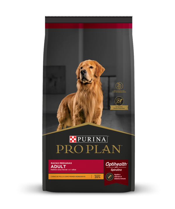 Alimento Pro Plan Adulto Razas Medianas 17.5kg (UNICAMENTE BAJO PEDIDO)