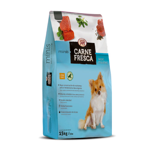 Alimento Carne Fresca Mini Adulto Razas Pequeñas