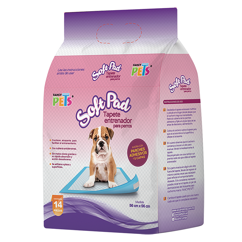Tapete Entrenador Fancy Pets Soft Pad 14pzas