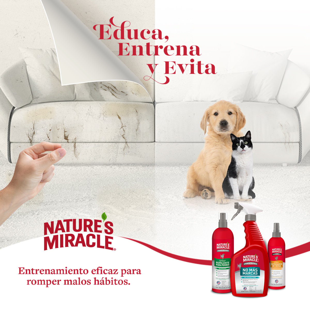 Nature’s Miracle Repelente para Gato – 236 ml