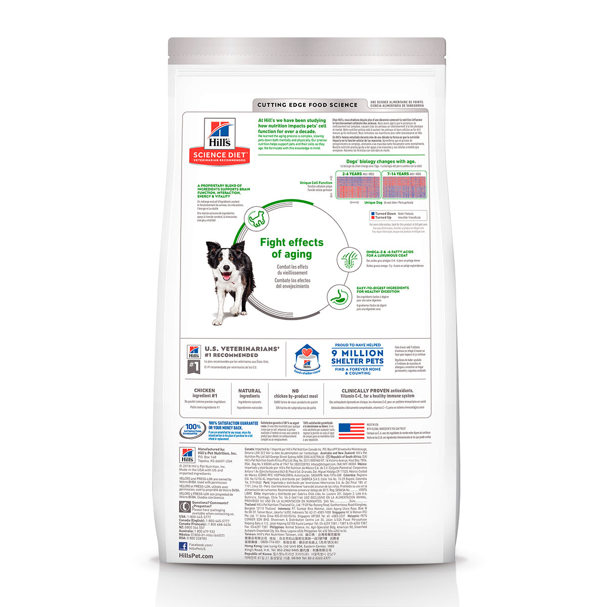 Alimento Hill's Science Diet Senior Vitality Para Perro 5.7kg