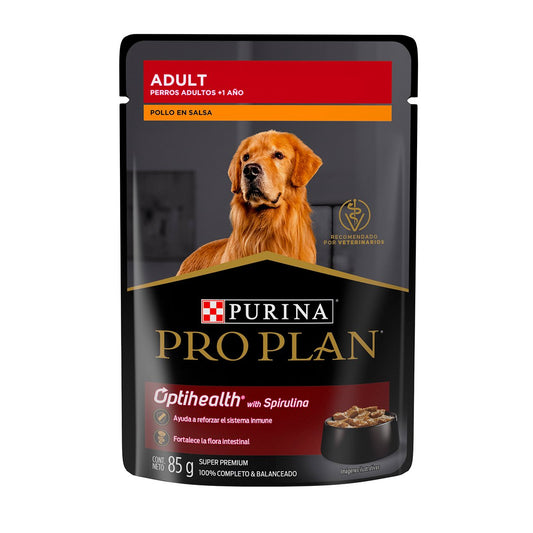 Pro Plan Adult Alimento Húmedo para Perro Adulto Receta Pollo en Salsa 85 g