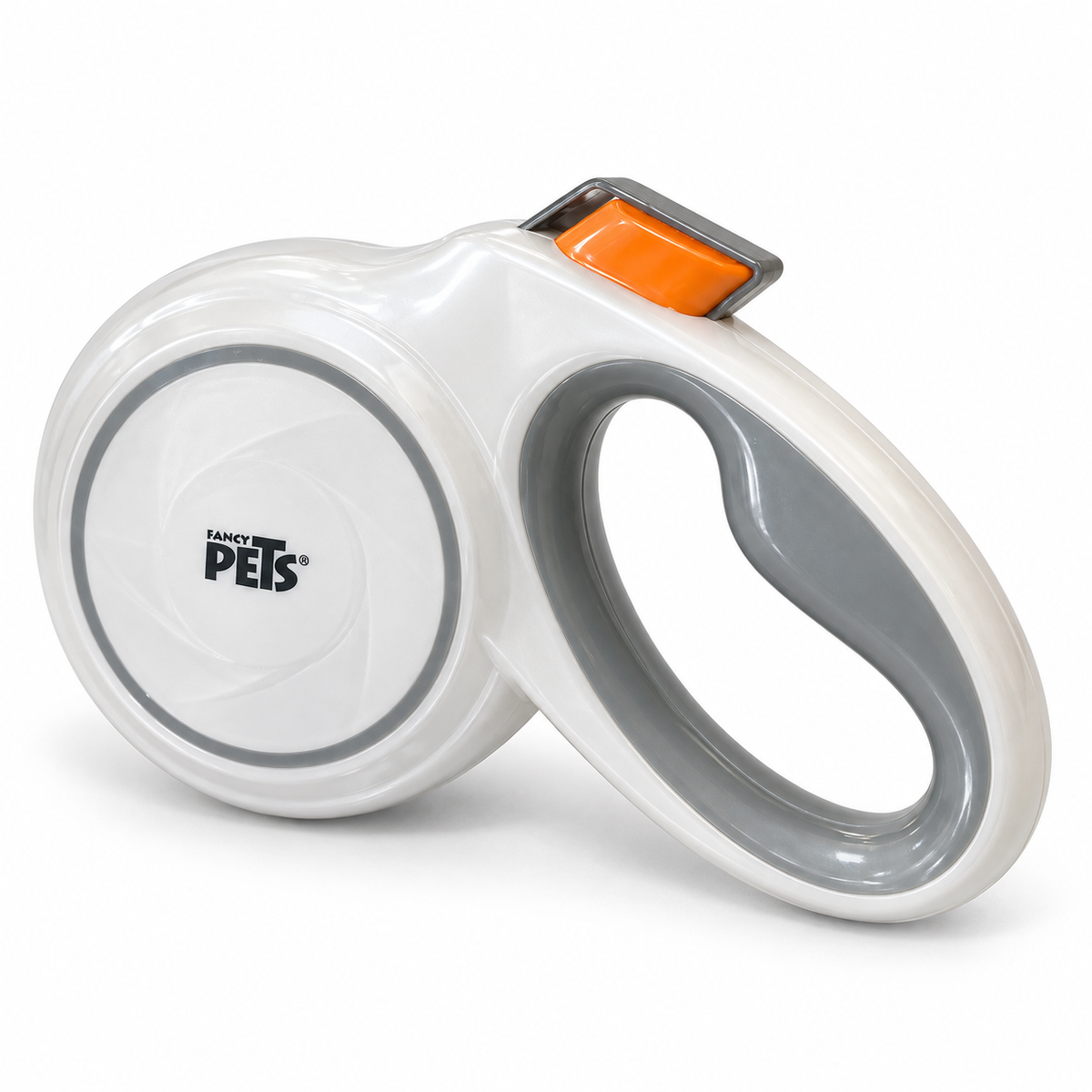 Correa retráctil Fancy Pets Spiro grande blanca — 5 metros