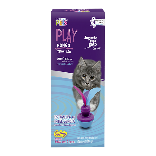 Juguete Hongo Travieso C/Catnip P/Gato Play