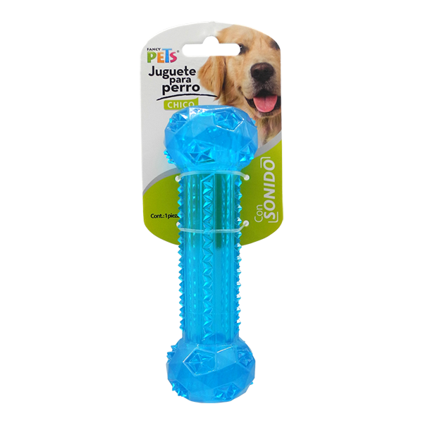 Juguete Fancy Pets Mancuerna Prisma Con Sonido
