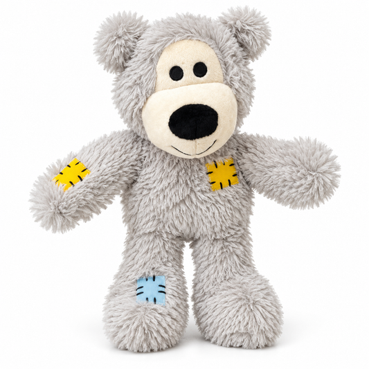 KONG Wild Knots Bear — Oso gris con sonido
