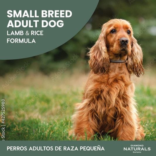 Alimento Diamond Naturals Cordero y Arroz Adulto Para Perro Razas Pequeñas