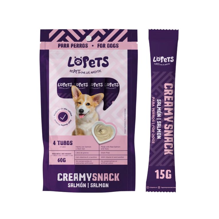 Creamy Snack Lopets para Perro 60 GR
