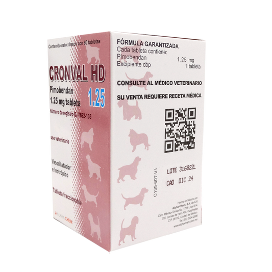 Cronval HD 1.25mg Frasco 60 Tabs