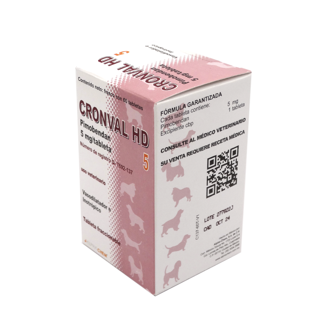 Cronval HD 5mg Frasco 60 Tabs
