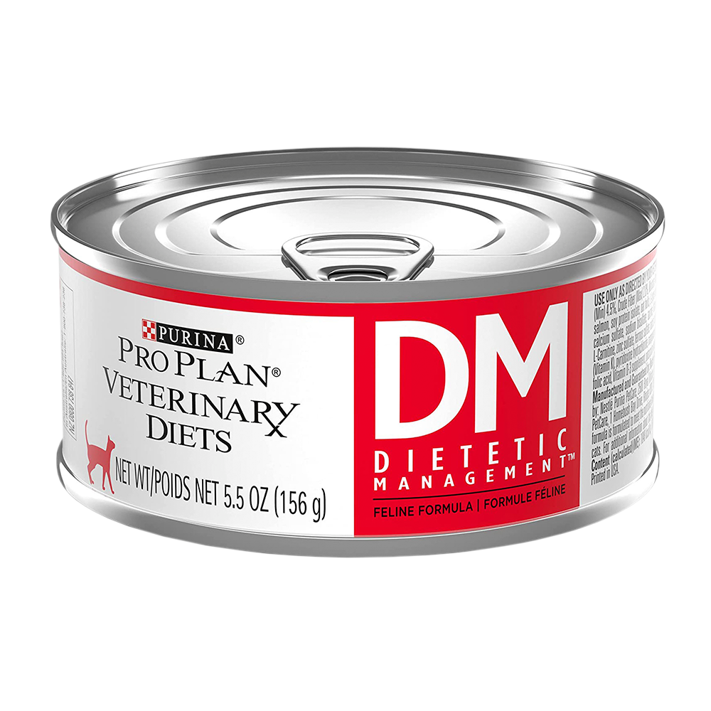 Alimento Pro Plan Veterinary Diets DM Control Diabetes Para Gato Lata 156g