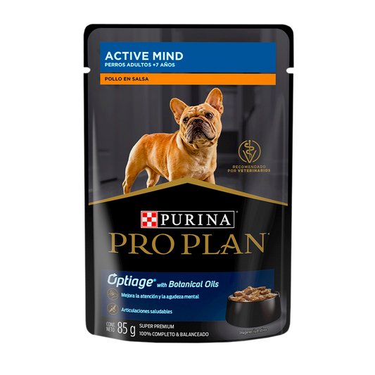 Sobre Pro Plan Active Mind Pollo en Salsa 85g