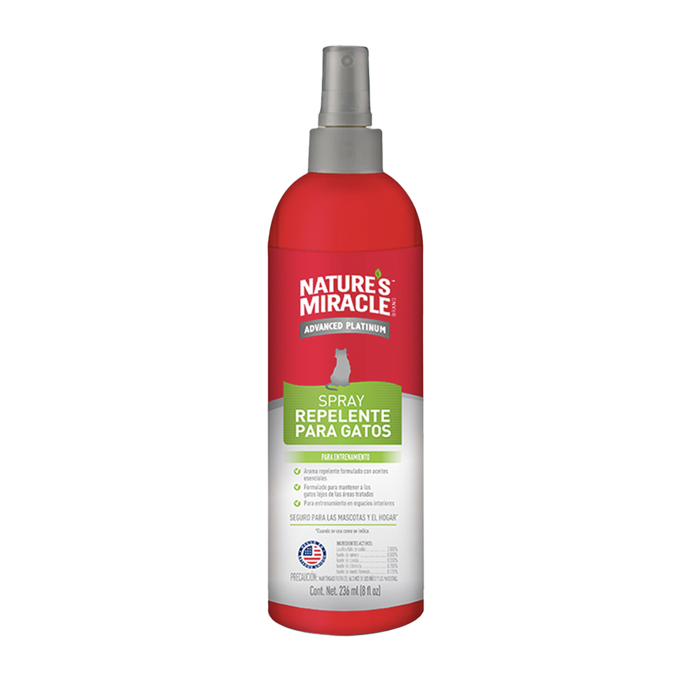 Spray Repelente Nature's Miracle Para Gato 236 ml