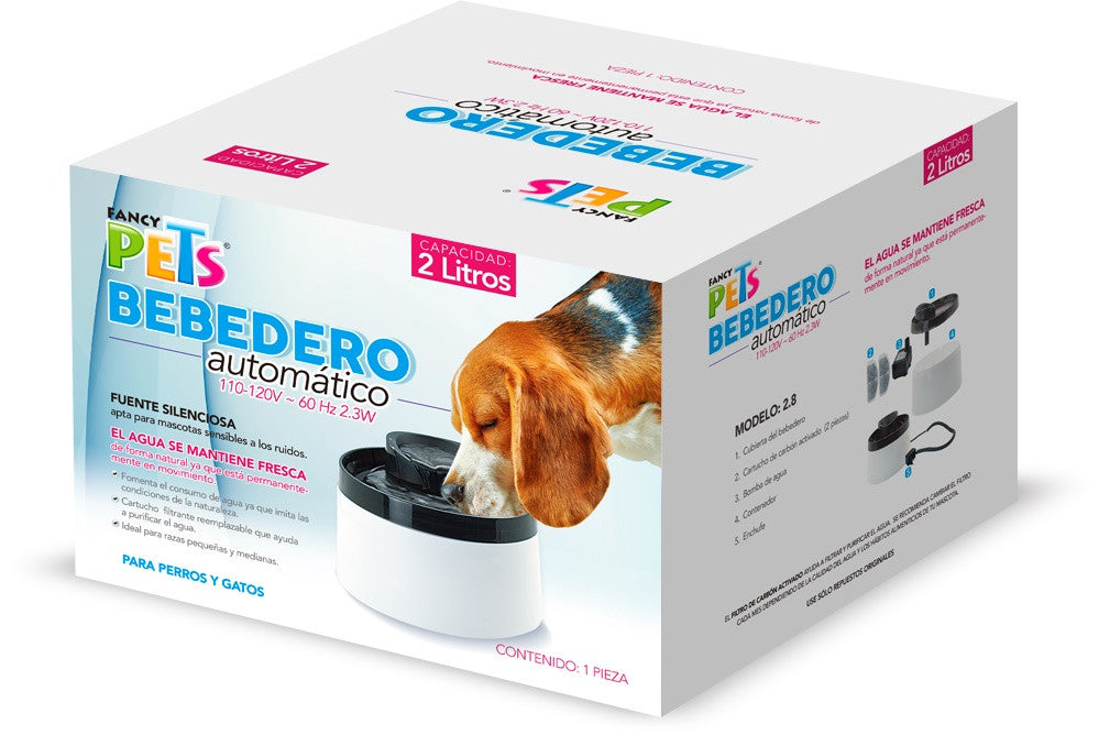 Bebedero Fancy Pets Automático Para Mascotas