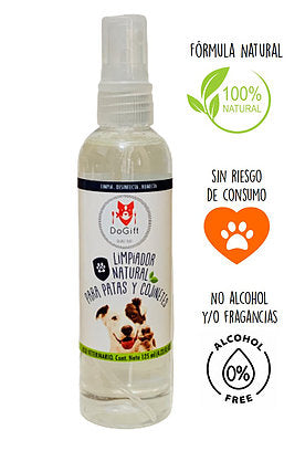 Limpiador Natural Para Patas y Cojinetes Spray 125ml