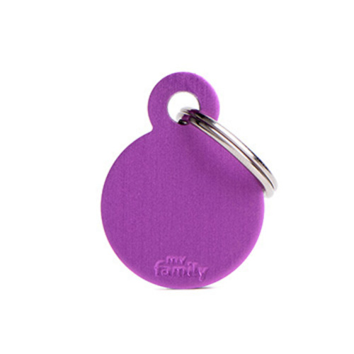 Placa Esfera Morada Para Mascota