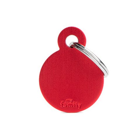 Placa Esfera Roja Para Mascota