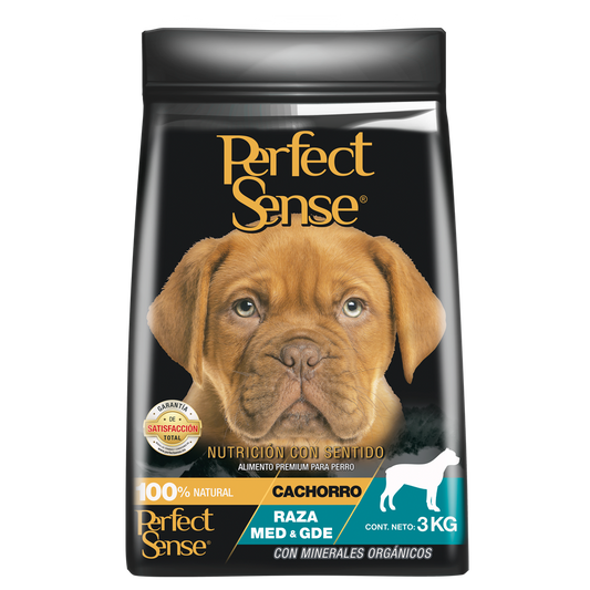 Alimento Perfect Sense Cachorro Raza Mediana y Grande 3 Kg