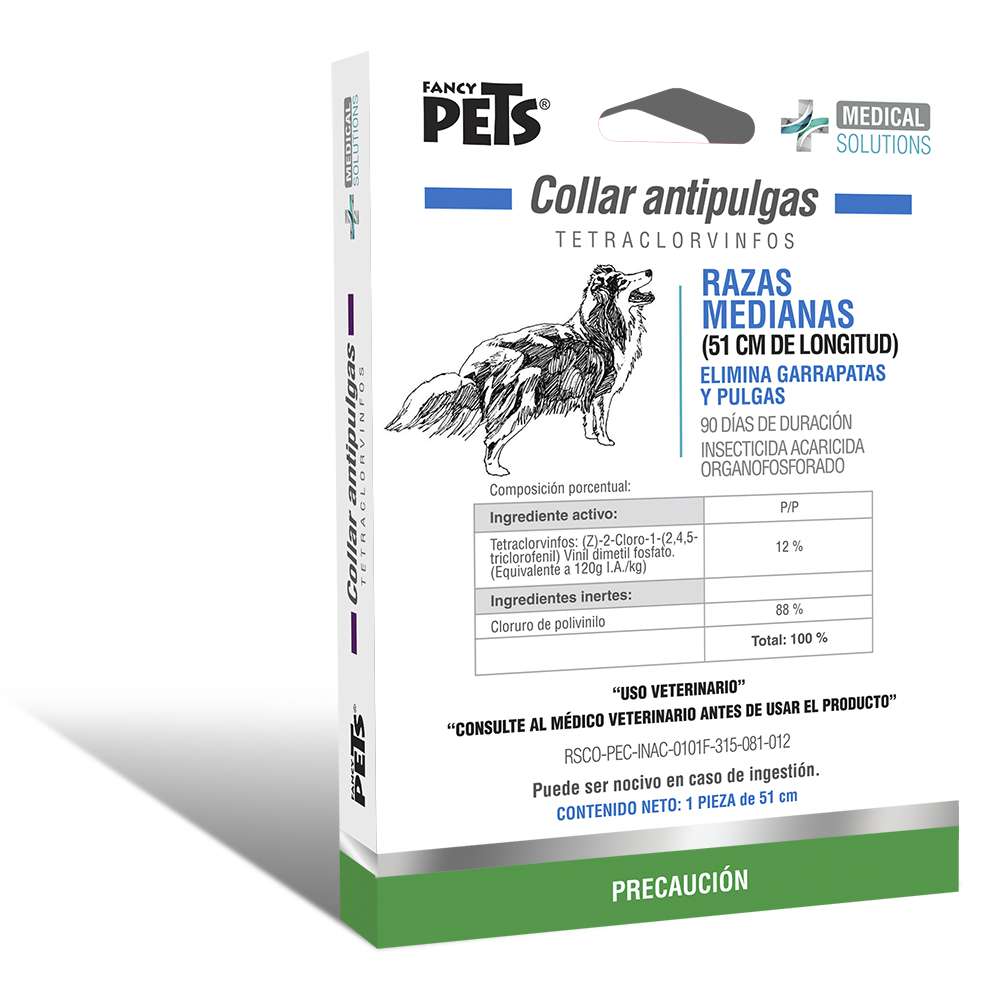 Collar Antipulgas Para Perro Razas Medianas