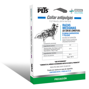 Collar Antipulgas Para Perro Razas Medianas