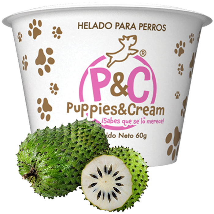 Helado Puppies&Cream Guanábana 60g