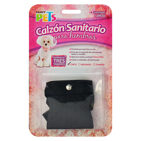 Calzón Sanitario Fancy Pets Chico Para Hembras