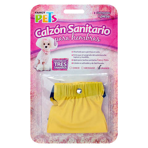 Calzón Sanitario Fancy Pets Grande Para Hembras