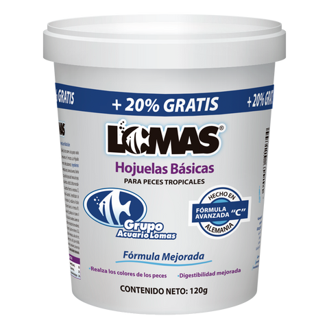 Hojuelas Básicas Para Peces Tropicales 120g